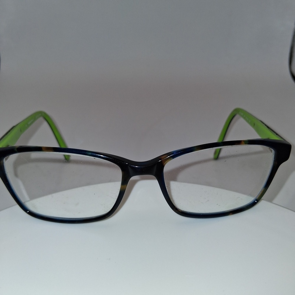 Marchon NYC julliard Eyeglass Frame Blacl White  52 16 135 FRAMES ONLY 013